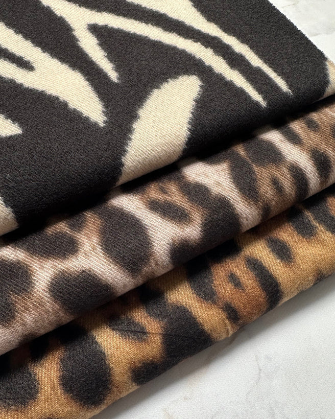 Animal Print Cashmere