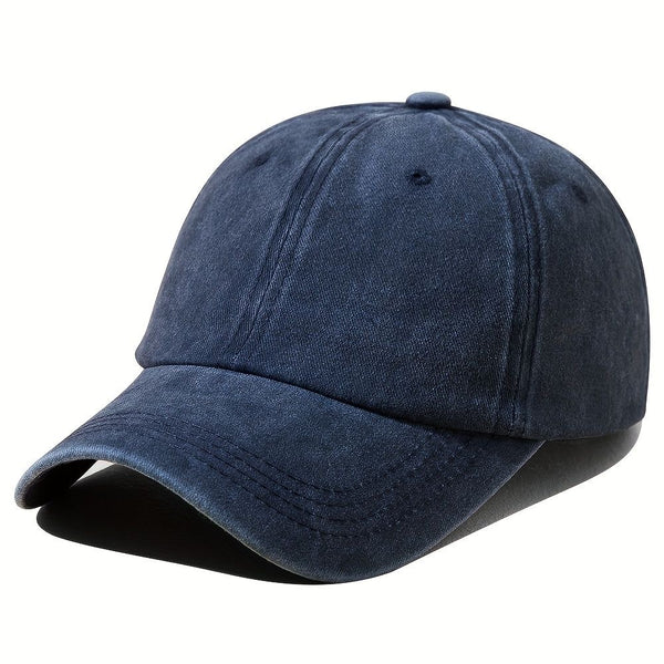 Washed Denim Baseball Caps