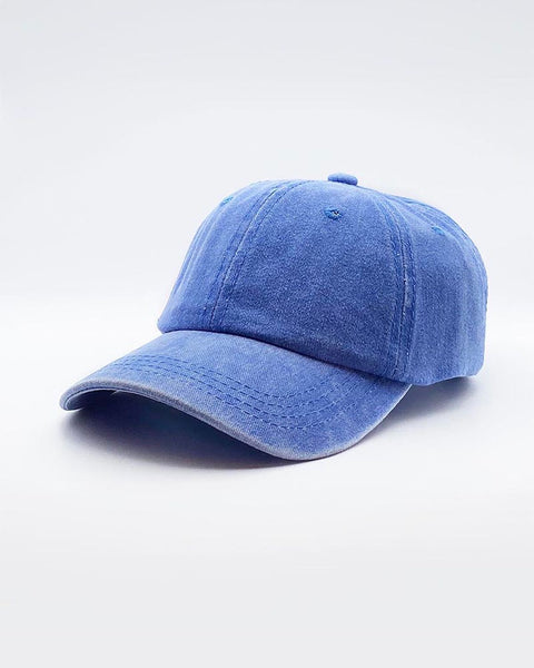 Washed Denim Baseball Caps