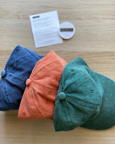 Washed Denim Baseball Caps