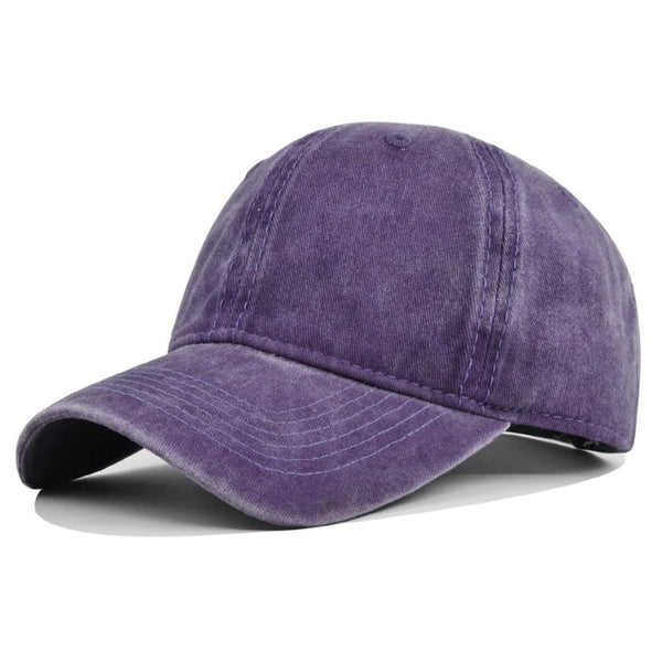 Washed Denim Baseball Caps
